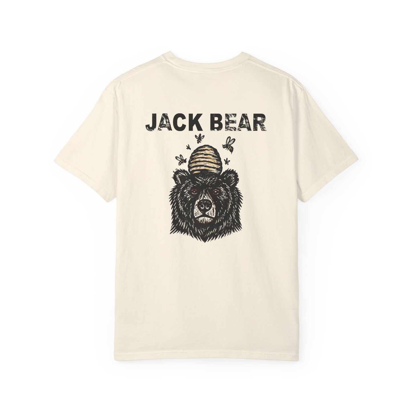 Roots Graphic T‑Shirt — 'BEES' Black Ink Tree‑Root Design