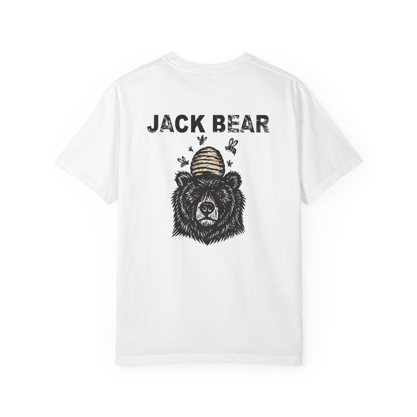 Roots Graphic T‑Shirt — 'BEES' Black Ink Tree‑Root Design